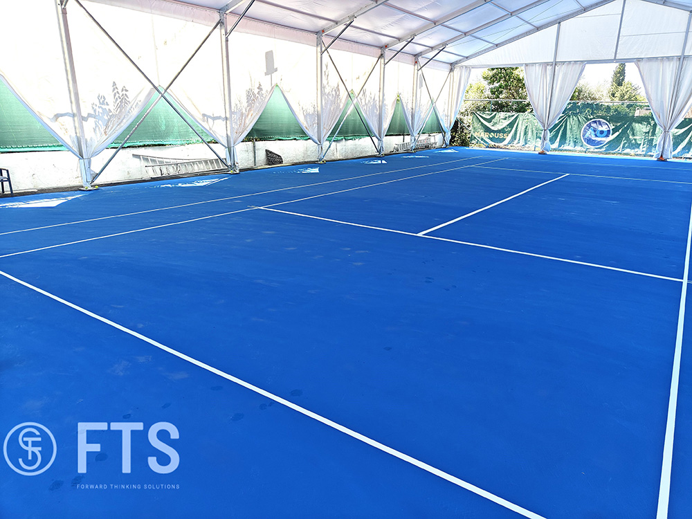 Construction of a TENNIS court in Marousi, Attica by FTS HELLAS May 2025